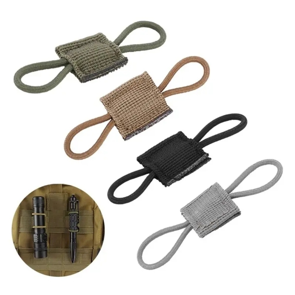Tan Elastic Loop Fasteners - Picture 2 of 6